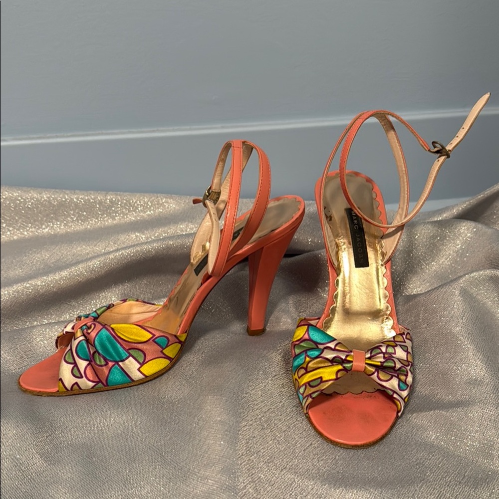 Colorful vintage Marc Jacobs Strappy Heels